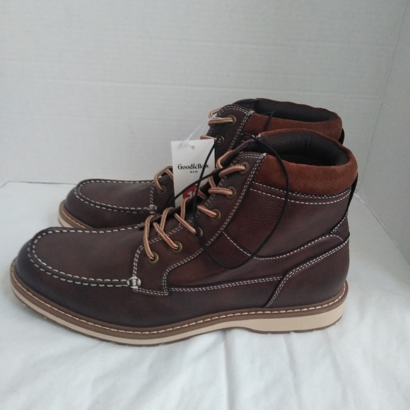 Goodfellow & Co Brown/Jarret Faux Leather Boots - Picture 2 of 6
